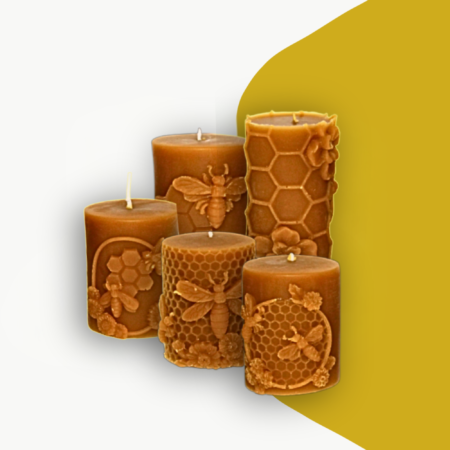 Vela de cera de abeja